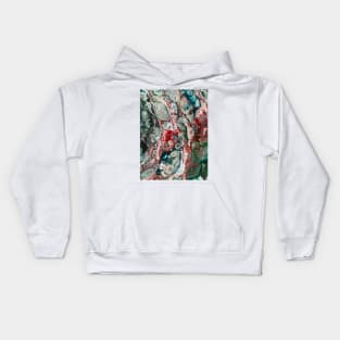 Fluid pouring abstract Kids Hoodie